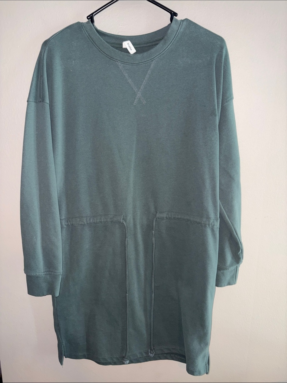 Wishlist - Forest Green Pullover Sweater Dress